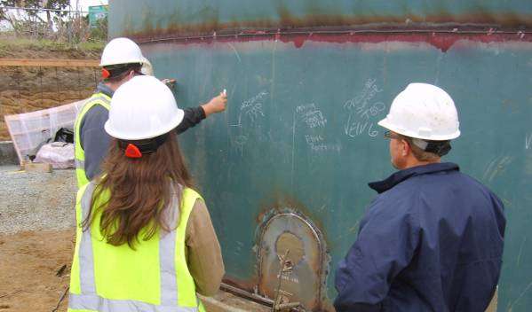 Construction management services for drinking water reservoirs.
